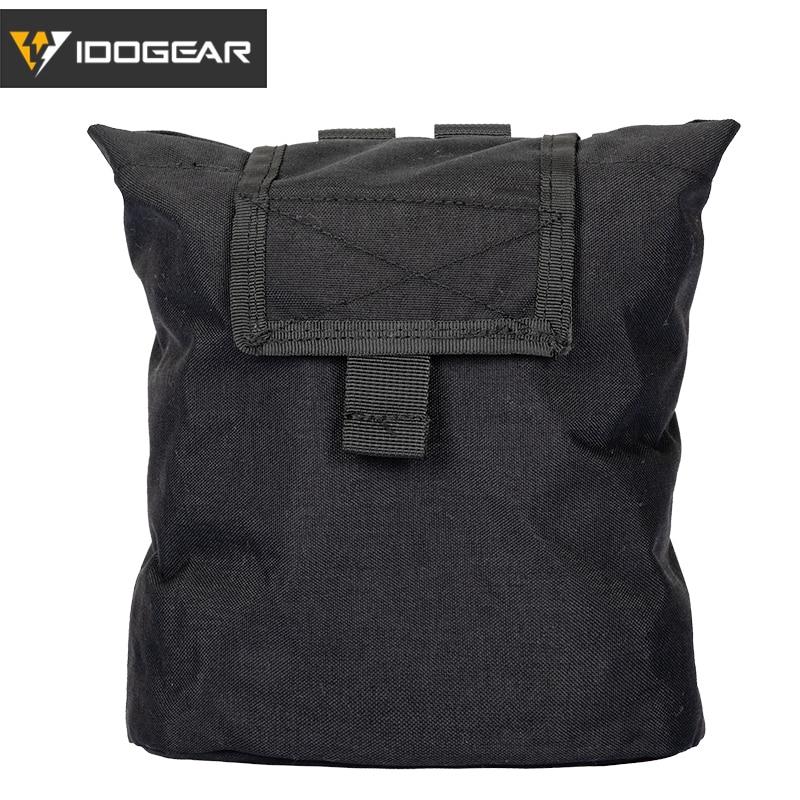 IDOGEAR Tactical Folding Molle Dump Pouch Magazine Recycling Pouch Drop Pouch 3551