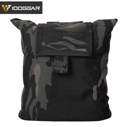 IDOGEAR Tactical Folding Molle Dump Pouch Magazine Recycling Pouch Drop Pouch 3551