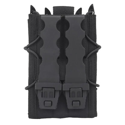 IDOGEAR Tactical Double TC Magazine Pouch For 9mm & 5.56 Mag MOLLE Mag Carrier MG-50