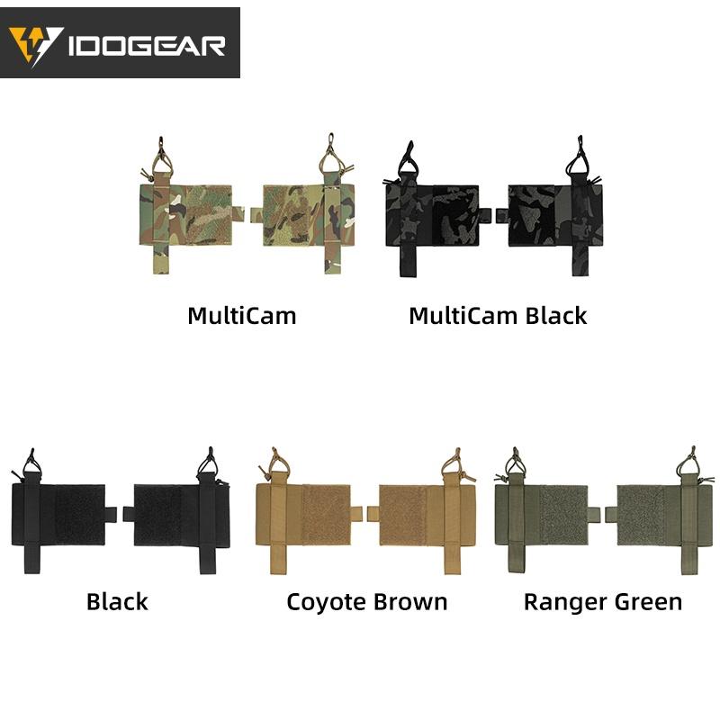 IDOGEAR Tactical Radio Pouch For PRC148/152/MPU5 Military Vest Side Mag Pouch For 556 7.62 Mag FCSK/FCPC Tactical Vest Side Radio Pouch Wingman V2 3585