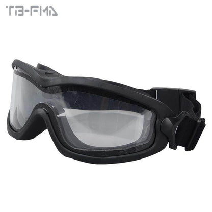 FMA Tactical Goggle With Double Layer JT Spectra Series Goggle Anti-fog Dust Glasses FPS Goggle Military Army Wargame Sports Cycling Equipments 1314B