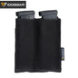 IDOGEAR Tactical Double Magazine Pouch For 9mm Mag Open Top Mag Holder Fast Draw MOLLE Mag Carrier 3572