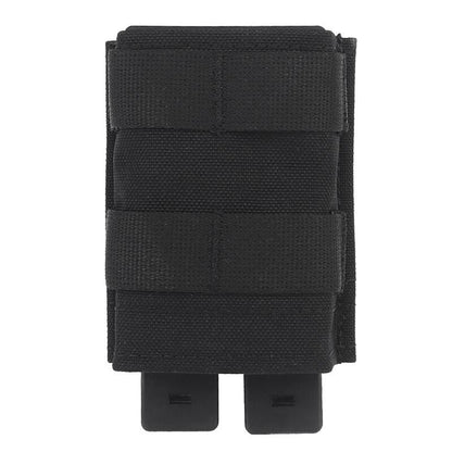 IDOGEAR Tactical Single Magazine Pouch for 7.62 MOLLE Mag Pouch Top Open with Retention Insert and Clip Strap Military Hiking Camping Mag Carrier MG-F-16