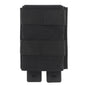 IDOGEAR Tactical Single Magazine Pouch for 7.62 MOLLE Mag Pouch Top Open with Retention Insert and Clip Strap Military Hiking Camping Mag Carrier MG-F-16