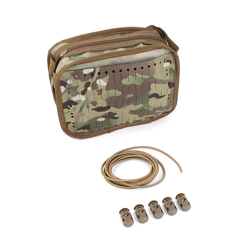 IDOGEAR PEW Tactical Drop Pouch with Tourniquet Holder MOLLE TACTICAL MAP Modular Abdominal Pouch for MK3 MK4 D3CRM Military Multi-function Tool Pouch OT46