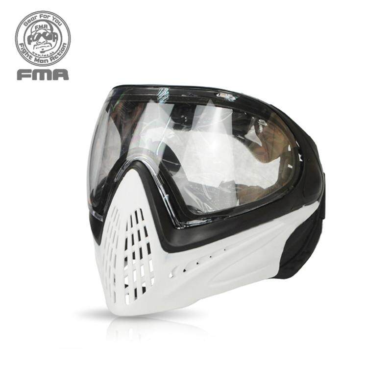 FMA F1 Full Face Safety Mask Face Guard Paintball Anti-fog Goggle Mask F0011-0021 Paintball Military Hiking Army Tactical Gear