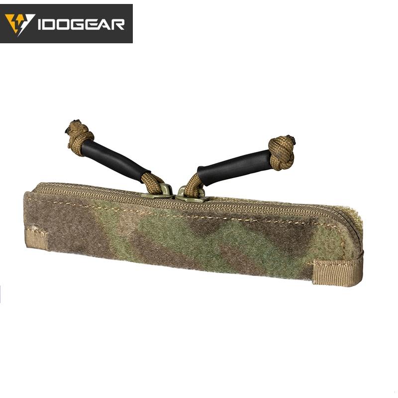 IDOGEAR Tactical Zipper Insert Pouch Storage Pocket YKK zipper Cover for JPC2.0 CPC AVS Vest 3943 Outdoor Wargame Ranger Green Gears