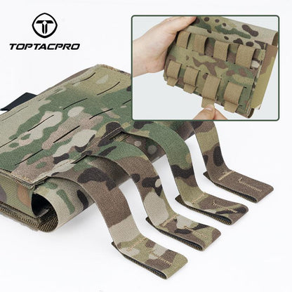 TOPTACPRO Tactical Micro Med Kit Military Molle Emergency Bag Tactical FA Kits Pouch Camouflage Belt-Pouch 8519