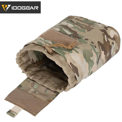 IDOGEAR Tactical Folding Molle Dump Pouch Magazine Recycling Pouch Drop Pouch 3551