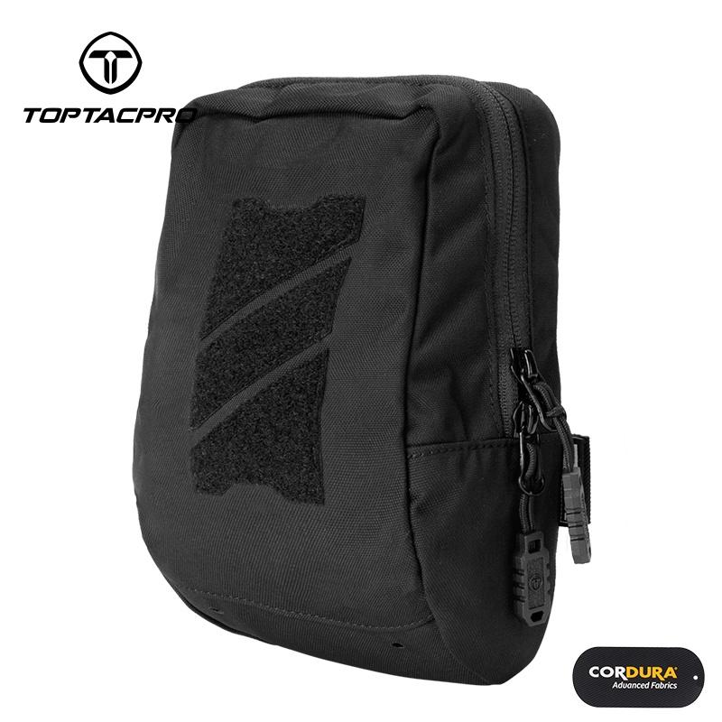 TOPTACPRO Tactical Utility Pouch Laser Cut MOLLE EDC Multifunction Sundries Recycling Bag Micro Med Kit 8518