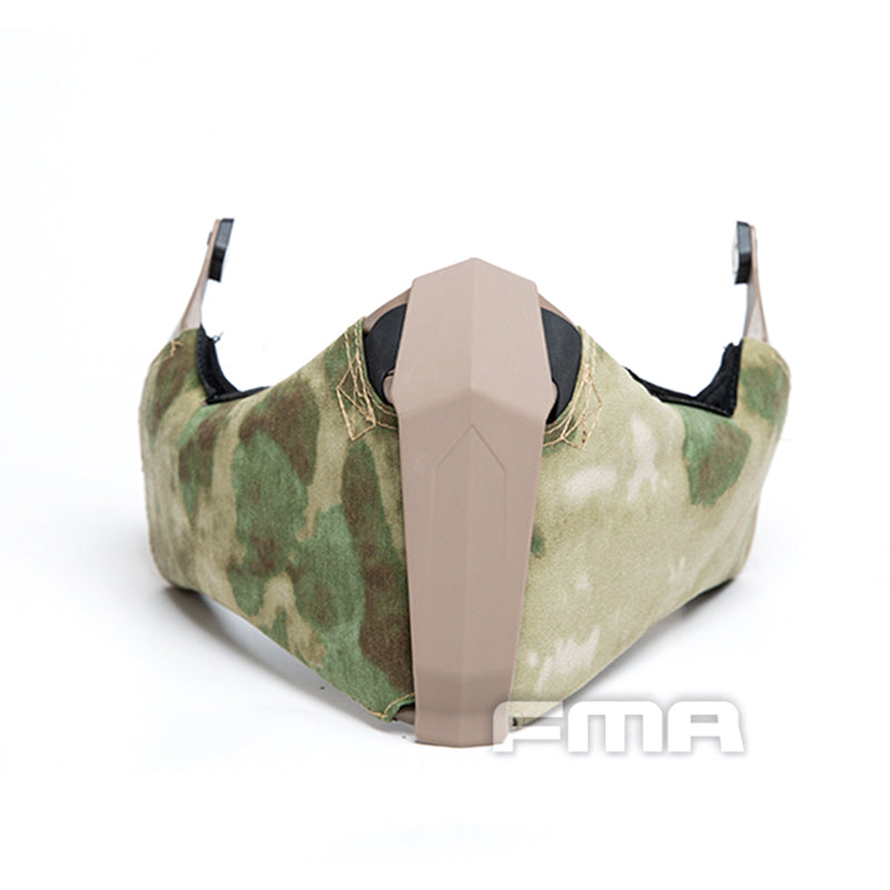 FMA Mask Tactical Half Face Mask Gunsight Mandible face cover For Fast/High Cut/MT Helmet camouflage cycling face mask military hiking wargame cosplay tactical face mask