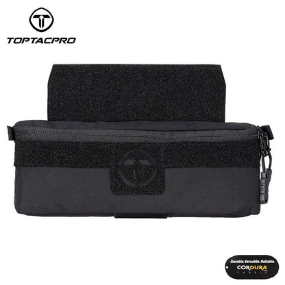 TOPTACPRO Tactical Mini Drop Pouch For AVS JPC CPC Tactical Vest EDC Military Waist Pouch Combat Recycling Pouch Tactical Multi-Function Pouch 8506