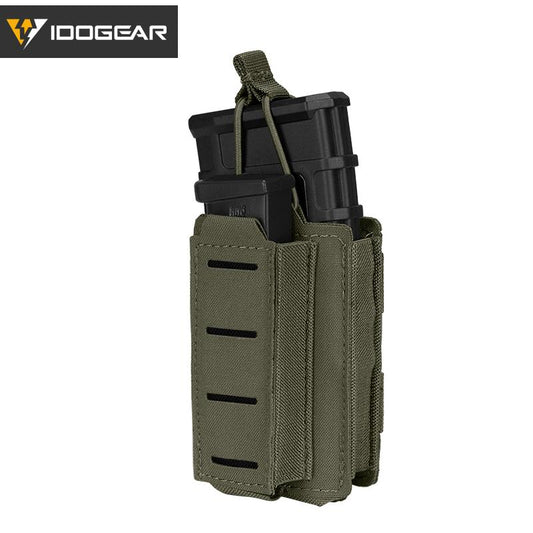 IDOGEAR Tactical Double Magazine Pouch For 9mm & 556 MOLLE 3569