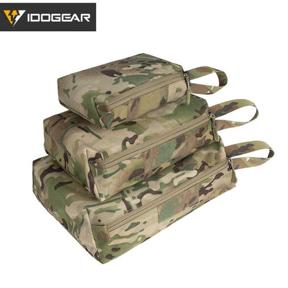 IDOGEAR Tactical Trapezoid Storage Pouch Utility Pouch Packing Cubes Military Multi-function Camouflage Practical Bag Outdoor Gear 35102