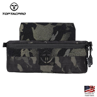 TOPTACPRO Tactical Mini Drop Pouch For AVS JPC CPC Tactical Vest EDC Military Waist Pouch Combat Recycling Pouch Tactical Multi-Function Pouch 8506