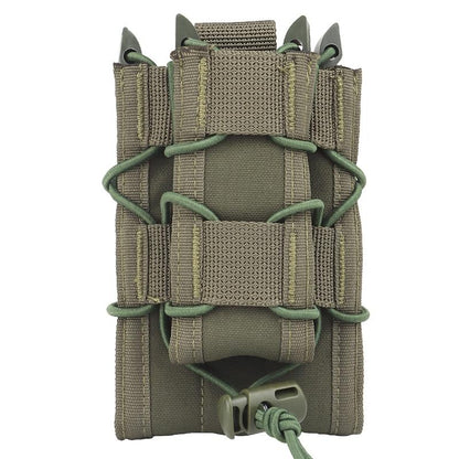 IDOGEAR Tactical Double TC Magazine Pouch For 9mm & 5.56 Mag MOLLE Mag Carrier MG-50