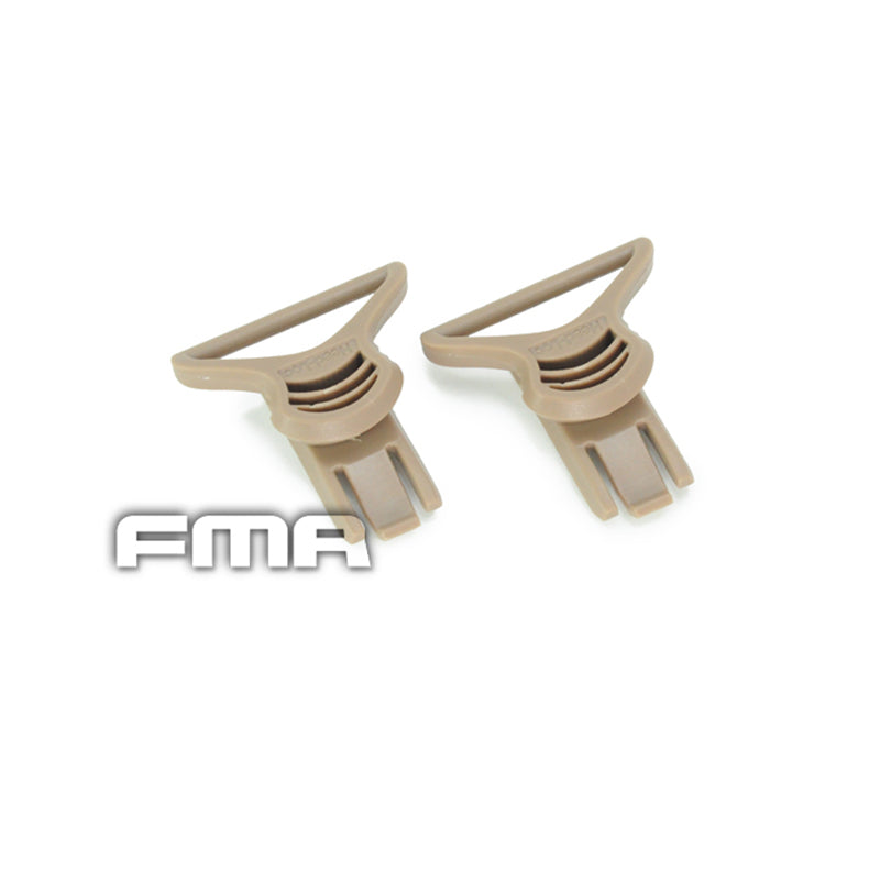 FMA Tactical Fast Helmet Goggle Swivel Clips Set 36mm for Side Rails Mount Helmet Accessory 2pcs TB312