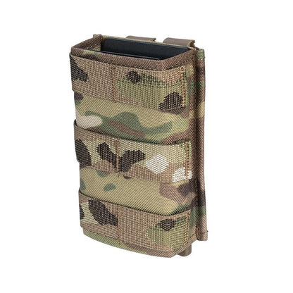 IDOGEAR Tactical Single Mag Pouch For 7.62mm Mag with Hard Insert Carrier Quick Draw Military Molle Mag Pouch MG-F-18