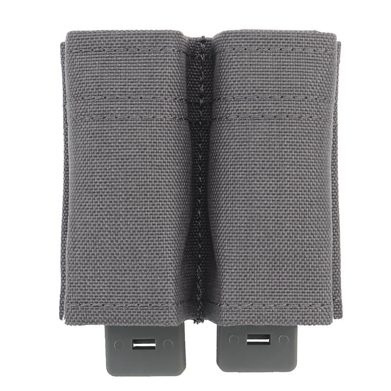 IDOGEAR Tactical Double Mag Pouch for 9MM MOLLE Mag Holder With Hard Insert Carrier Military Multicam Quick Draw Pouches MG-F-04