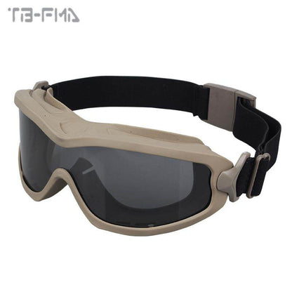 FMA Tactical Goggle With Single Layer JT Spectra Series Goggle Anti-fog Dust Glasses FPS Goggle Wargame Military Sports Cycling Equipments Outdoor 1314A