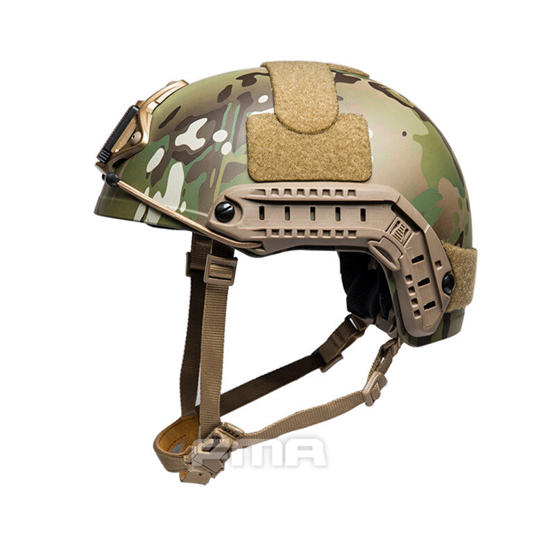 FMA Tactical Helmet Thick Riding Helmet W/ NVG Shroud Protective Helmet ABS Military Heavy Weight Version 1322