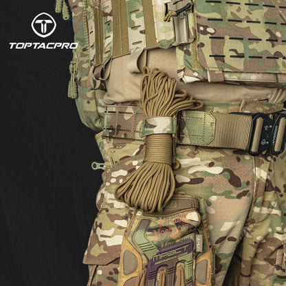 TOPTACPRO Tactical Quick Release Buckle Multi-function Glove Hooks UTX Buckle with Hook&Loop Bandage Straps 2PCS/Set 8902