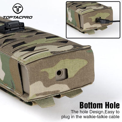 TOPTACPRO Tactical Radio Pouch For 148/152 MPU5 MOLLE Tactical Magazine Pouch 8517