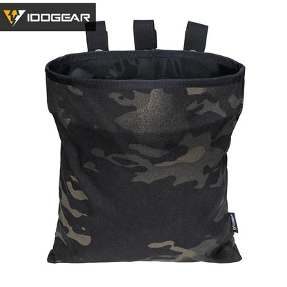 IDOGEAR MOLLE Magazine Dump Pouch Tactical Mag Drop Pouch Recycling Bag Storage Blet Bag 3550