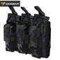 IDOGEAR Tactical Triple Magazine Pouch For 9mm & 556 Mag Carrier Triple Open Top MOLLE Mag Pouch 3545