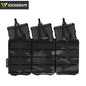 Hot IDOGEAR Tactical Triple Mag Pouch LSR 556 Pouch Military MOLLE Magazine Carrier Holder Pouch Laser Cut 3567