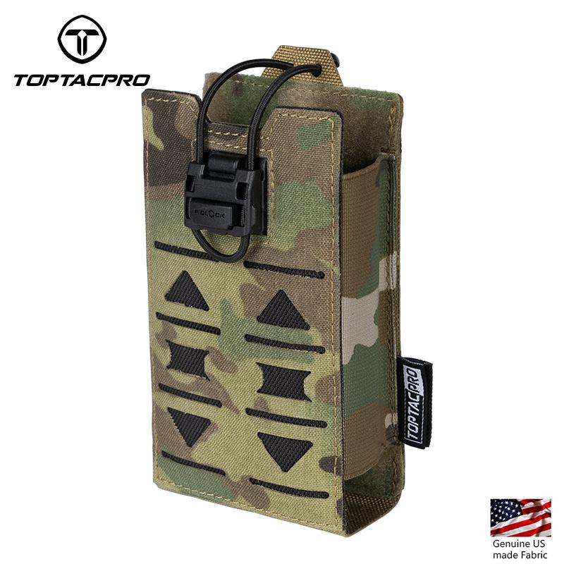 TOPTACPRO Tactical Radio Pouch For 148/152 MPU5 MOLLE Tactical Magazine Pouch 8517