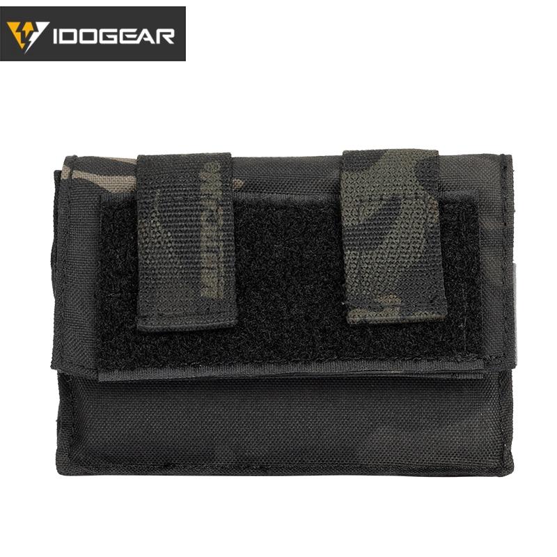 IDOGEAR Tactical FAST Helmet Cover Pouch Removable Rear Pouch NVG Utility Bag Counterweight Battery-Pouch 3549 MOLLE