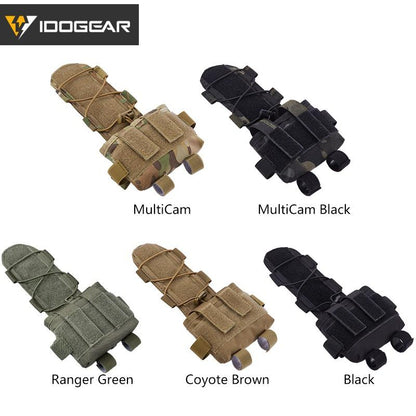 IDOGEAR Tactical MK2 Battery Case Pouch For Tactical Helmet Hunting 3525