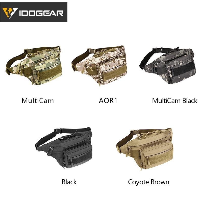 IDOGEAR Tactical Fanny Pack Waist Bag Camo Waist Pack Army Gear Military Camouflage Waist Pouch 3544