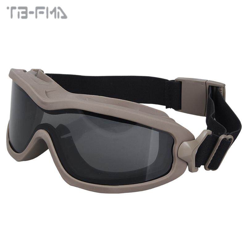 FMA Tactical Goggle With Double Layer JT Spectra Series Goggle Anti-fog Dust Glasses FPS Goggle Military Army Wargame Sports Cycling Equipments 1314B