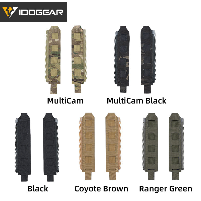 IDOGEAR Tactical Zipper Connection 500D Nylon YKK Zipper Board MOLLE Back Board Adapter Camo Lightweight Universal FCSK3.0 3950