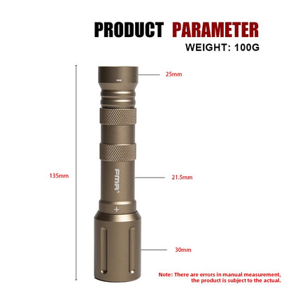 FMA TACTICAL GLARE FLASHELIGHT BK/DE TB1448