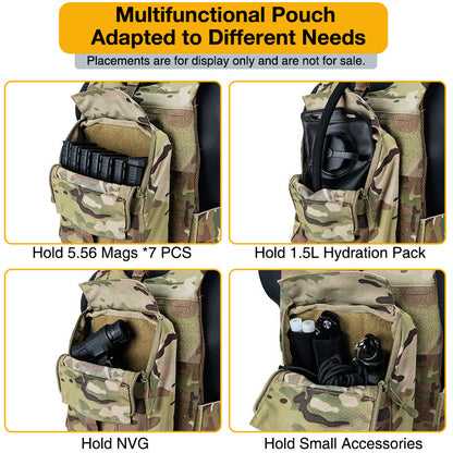 IDOGEAR Tactical GP Pouch MOLLE CP Style General Purpose Pouch Multi-Function Utility Pouch 35109