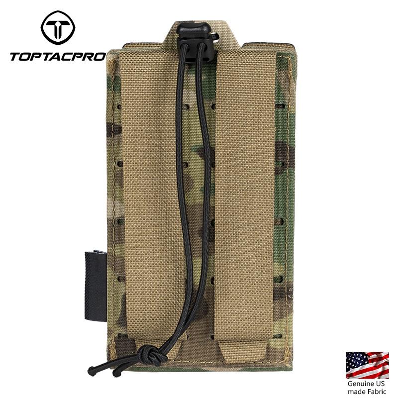 TOPTACPRO Tactical Radio Pouch For 148/152 MPU5 MOLLE Tactical Magazine Pouch 8517