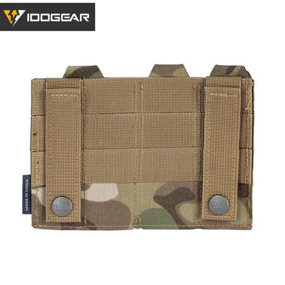 IDOGEAR Tactical Triple Magazine Pouch For Double 9MM and Single 556 Mag Military MOLLE Mag Pouch 3586