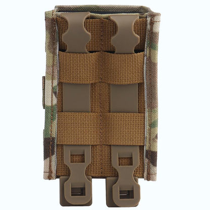 IDOGEAR Tactical Single Mag Pouch For 7.62mm Mag with Hard Insert Carrier Quick Draw Military Molle Mag Pouch MG-F-18