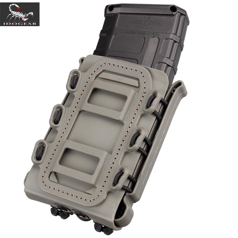 IDOGEAR Tactical Soft Shell Carrier Pouches With Molle Clip 7.62mm G Code 3516