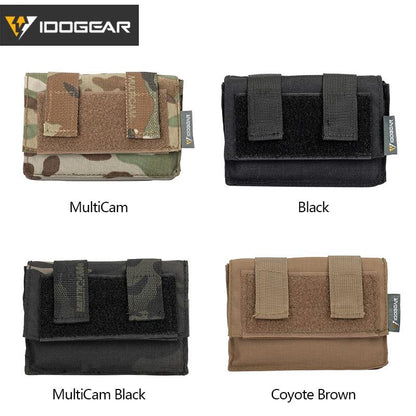 IDOGEAR Tactical FAST Helmet Cover Pouch Removable Rear Pouch NVG Utility Bag Counterweight Battery-Pouch 3549 MOLLE