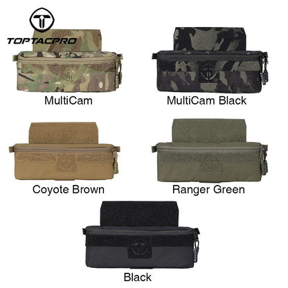 TOPTACPRO Tactical Mini Drop Pouch For AVS JPC CPC Tactical Vest EDC Military Waist Pouch Combat Recycling Pouch Tactical Multi-Function Pouch 8506