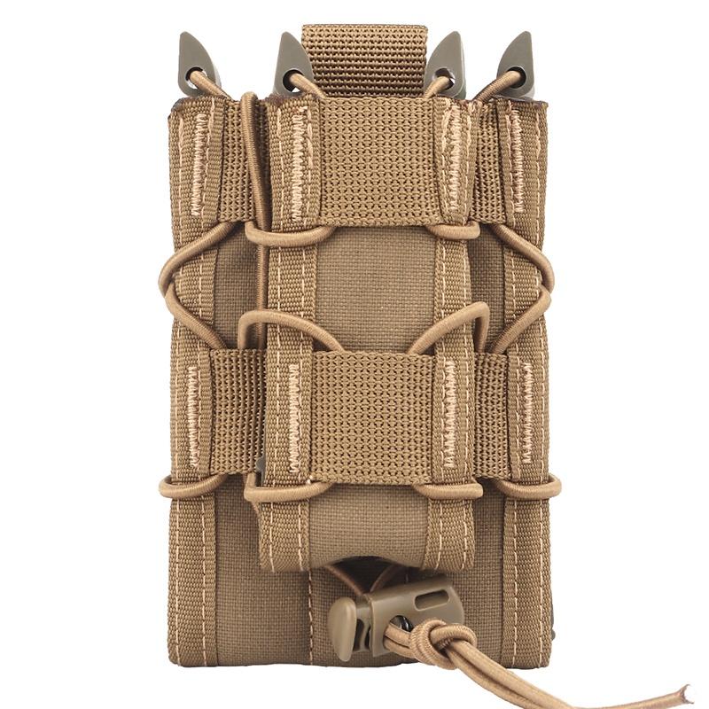 IDOGEAR Tactical Double TC Magazine Pouch For 9mm & 5.56 Mag MOLLE Mag Carrier MG-50