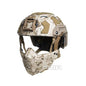 FMA FAST SF Tactical Helmet w/ NVG Shroud Headwear with Half Face Mask Velero Army Wargame Military helmet 1365