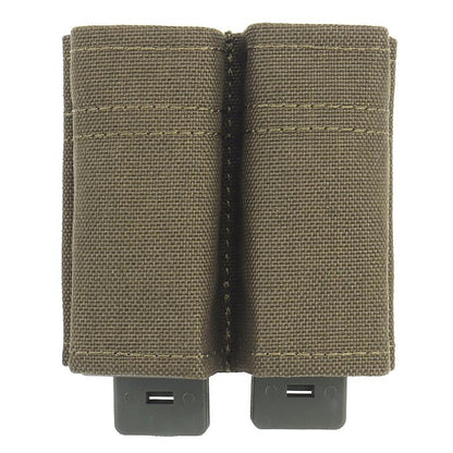 IDOGEAR Tactical Double Mag Pouch for 9MM MOLLE Mag Holder With Hard Insert Carrier Military Multicam Quick Draw Pouches MG-F-04