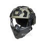 FMA FAST SF Tactical Helmet w/ NVG Shroud Headwear with Half Face Mask Velero Army Wargame Military helmet 1365