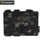 IDOGEAR Tactical Triple Magazine Pouch For Double 9MM and Single 556 Mag Military MOLLE Mag Pouch 3586