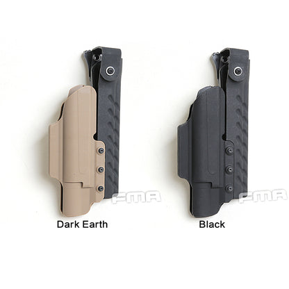 FMA Tactical Holster for G17 with X300 Light Right Hand Only G-CODE SOC RIG Style Holster for Glock Survival Kits 1373